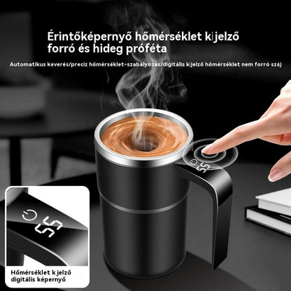 ☕🔋Újratölthető kávésbögre-készlet automata mágneses keverővel⚡- 4202152