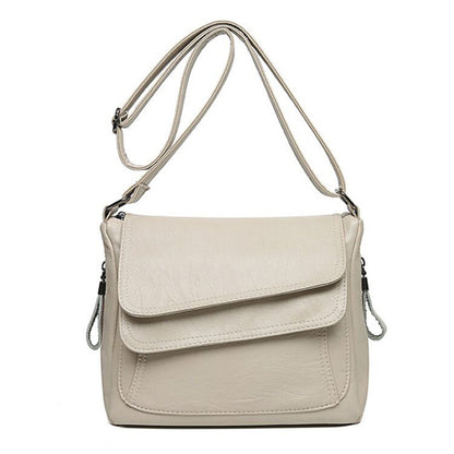 ✨👜 Este elegante bolso de hombro está hecho de cuero suave de alta calidad, ideal para salidas diarias y cómodas.