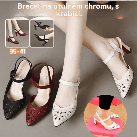 🥰Nejnižší cena po omezenou dobu🔥【35-41】Pohodlné jednobarevné vysoké podpatky se špičatou špičkou