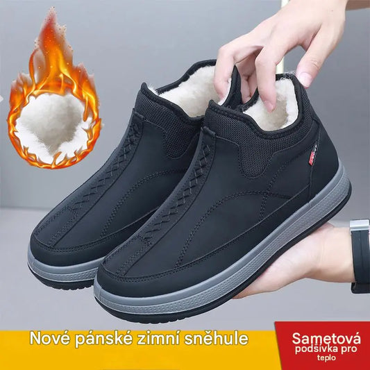 🔥【Velikosti 38–45】Nové zimní boty do sněhu s plyšovou podšívkou — teplé, pohodlné a protiskluzové, ideální volba do chladného počasí.
