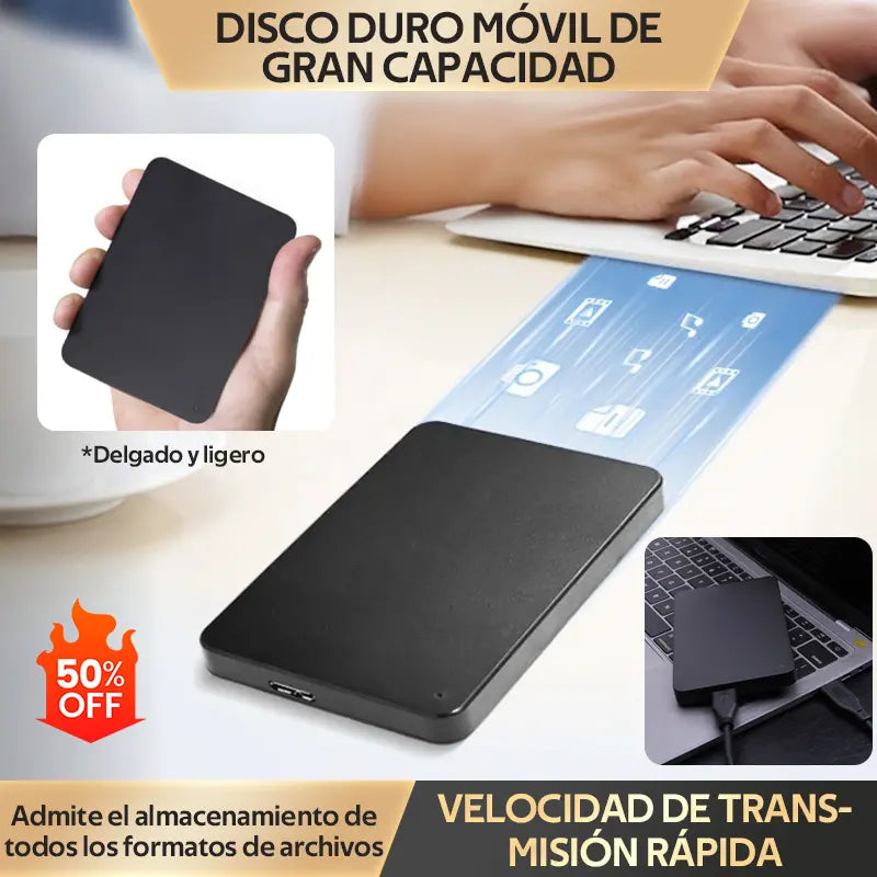 🔥🔥【Promoción del último día 50%OFF】Disco duro móvil de gran capacidad de 4/16/20TB