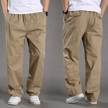 😎👖【Ειδική προσφορά🔥】Ανδρικά καθημερινά παντελόνια καργκό σε μεγάλα μεγέθη – φαρδιά και άνετα