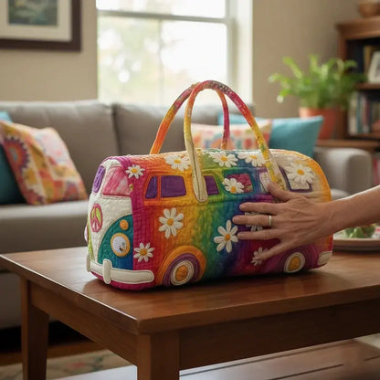 Bolsa de viaje acolchada Hippie Van