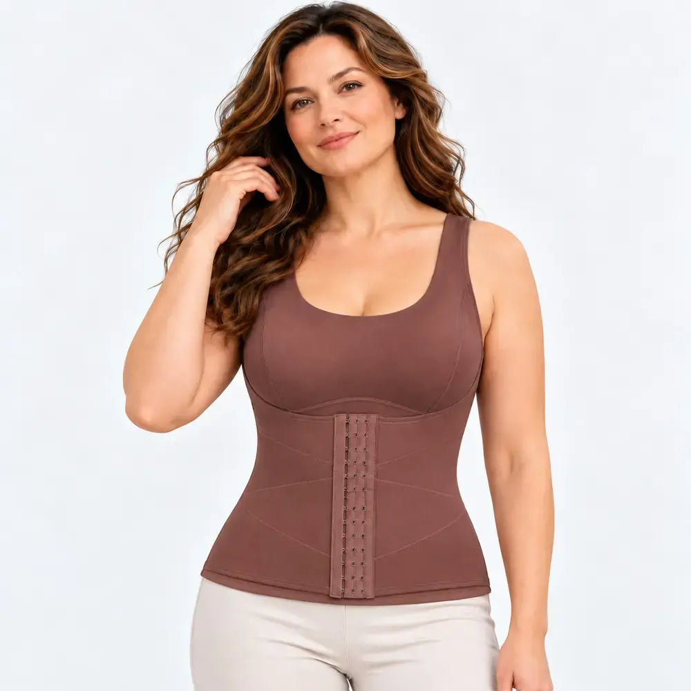 ✨【XL–5XL / 4 barvy】🩱 Hřejivá fleecová vesta německé výroby, navržená pro tvarování střední části těla a pasu