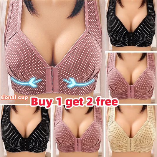💟【Paquete de 3】【36-46】Sujetador push-up sin costuras de alta calidad, moderno y sexy