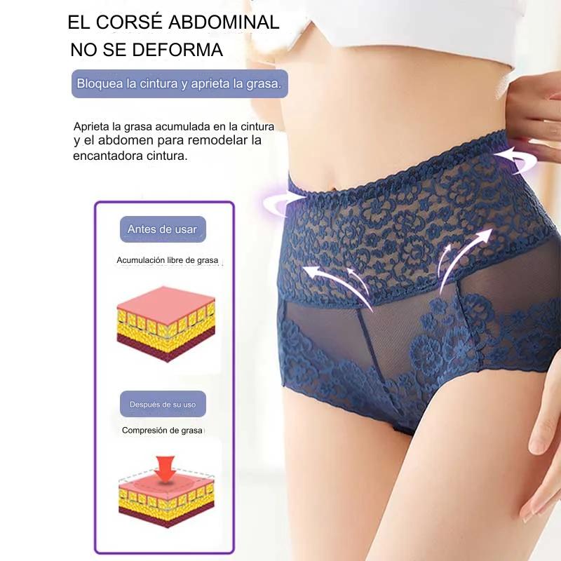 🌹【1 juego de 6 piezas】 【L-XXL】Ropa interior sexy antibacteriana de algodón puro para mujer