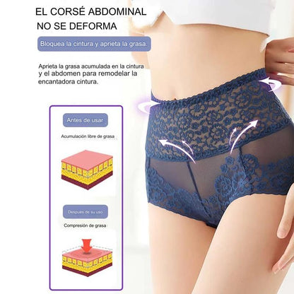 🌹【1 juego de 6 piezas】 【L-XXL】Ropa interior sexy antibacteriana de algodón puro para mujer