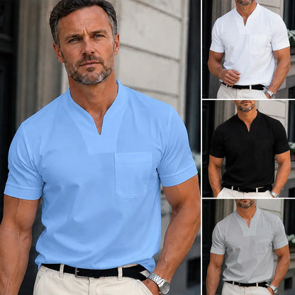 💪👔 [S-5XL] Polo deportivo de talla grande para hombre – Algodón elástico