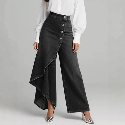❤️‍🔥✨【S–3XL】Dámské džíny s vysokým pasem a volným střihem, ležérní a elegantní design