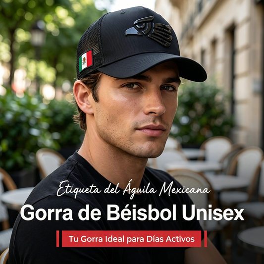 🧢 Gorra de béisbol con logo de águila | Unisex y moderna