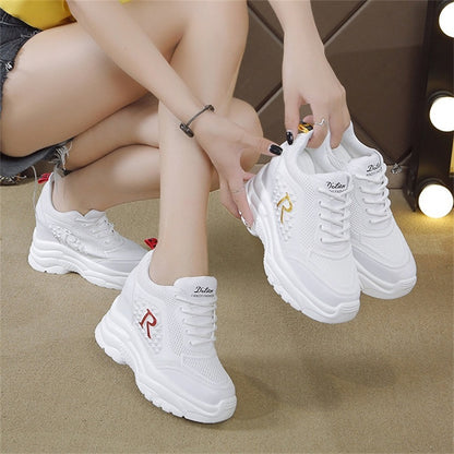 【35-40】👟 2025 nové prodyšné sportovní boty ze síťoviny, které zvyšují výšku-3957265