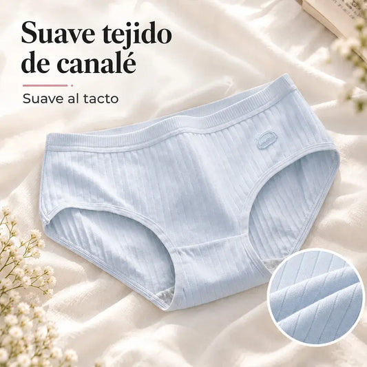💖🔥【Paquete de 7】50% de descuento último día: bragas de algodón para mujer, de talle alto y antibacterianas