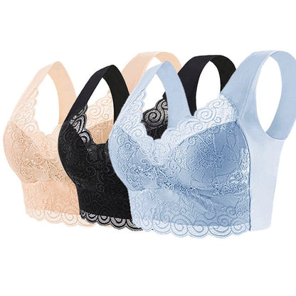 【Oferta por tiempo limitado】Sujetador cómodo y transpirable para mujer de nuevo estilo (6 piezas)> Adecuado para mujeres mayores de 40 años