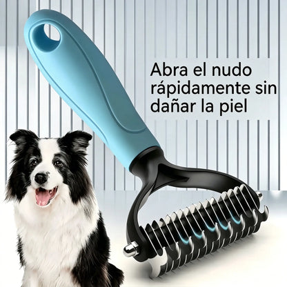 【compre uno y llévese otro gratis】🐾 Herramienta profesional para eliminar el pelo muerto de perros y gatos: suave, eficaz y un hogar libre de pelo ✨💖