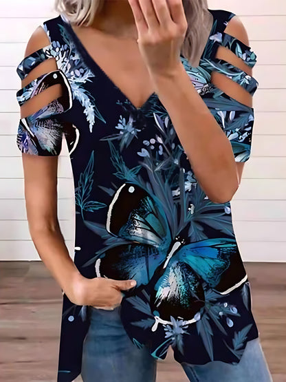 🔥👚【S-3XL】2026 nová letní dámská módní trička s potiskem jsou pohodlná a prodyšná