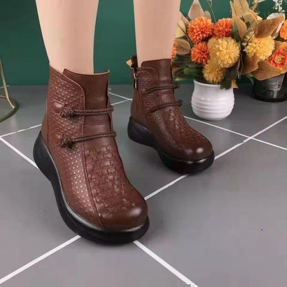 💥💥【Tallas 35-40】Botas de cuero para mujer: una opción cálida y elegante para el invierno de 2026