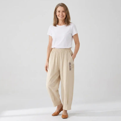 🔥【M–4XL】👖Lehké a prodyšné letní kalhoty z bavlny – moderní ležérní kalhoty po kotníky