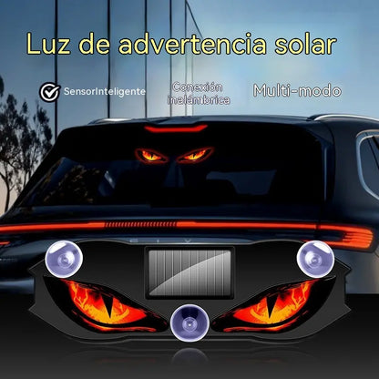 🚗👀 Luz de advertencia LED solar para coche | Capta toda la atención y mejora la seguridad al volante: inalámbrica, con detección automática y aplicación universal ✨