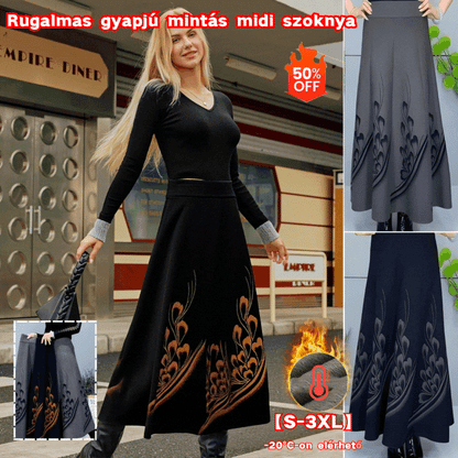 👗🎀【S-3XL】Őszi-téli vastagított gyapjúszoknya - 4195848