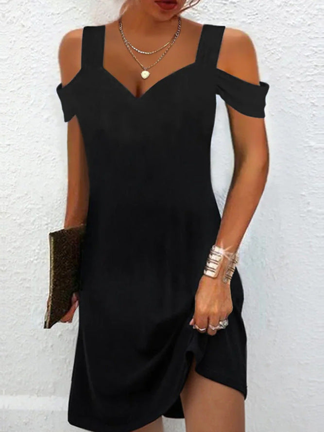 👗 🔥🔥👗【Koupit 1 a získat 1 zdarma】Letní nové módní šaty s potiskem a výstřihem do V pro rok-4025679