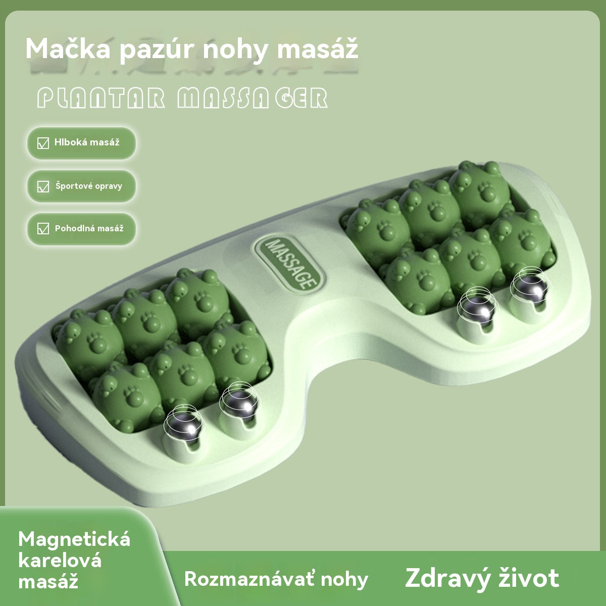 🔥Nový produkt💜Přenosný masážní přístroj na nohy s dvojitým válečkem💜-4133237