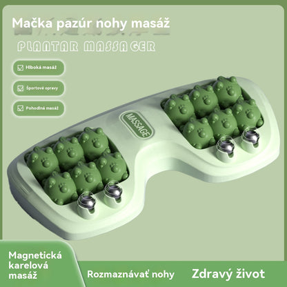 🔥Nový produkt💜Přenosný masážní přístroj na nohy s dvojitým válečkem💜-4133237