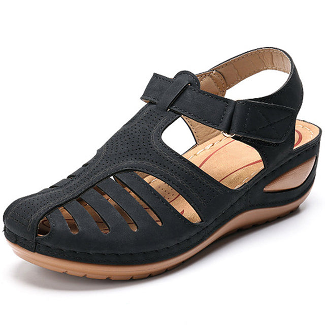 🔥【34-44】Sandalias de cuña casuales para mujer, transpirables y cómodas