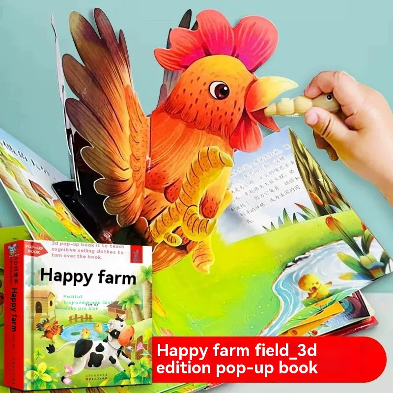 🎁🎁 3D kniha se zvířátky