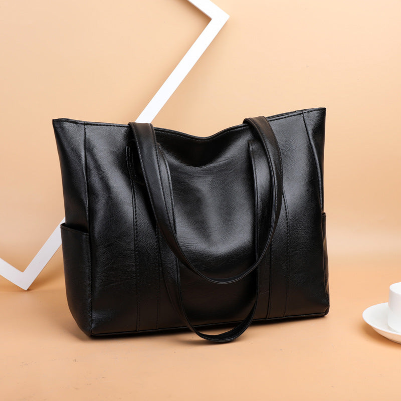 Descuento limitado 50 % 👜 Nuevo bolso bandolera de cuero suave para mujer ✨ Estilo casual, gran capacidad ✨