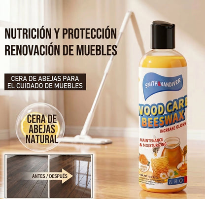 🔥 Oferta limitada ✨ Cera de Abeja Natural – Limpia + Pule madera. ¡Brillo sin esfuerzo!