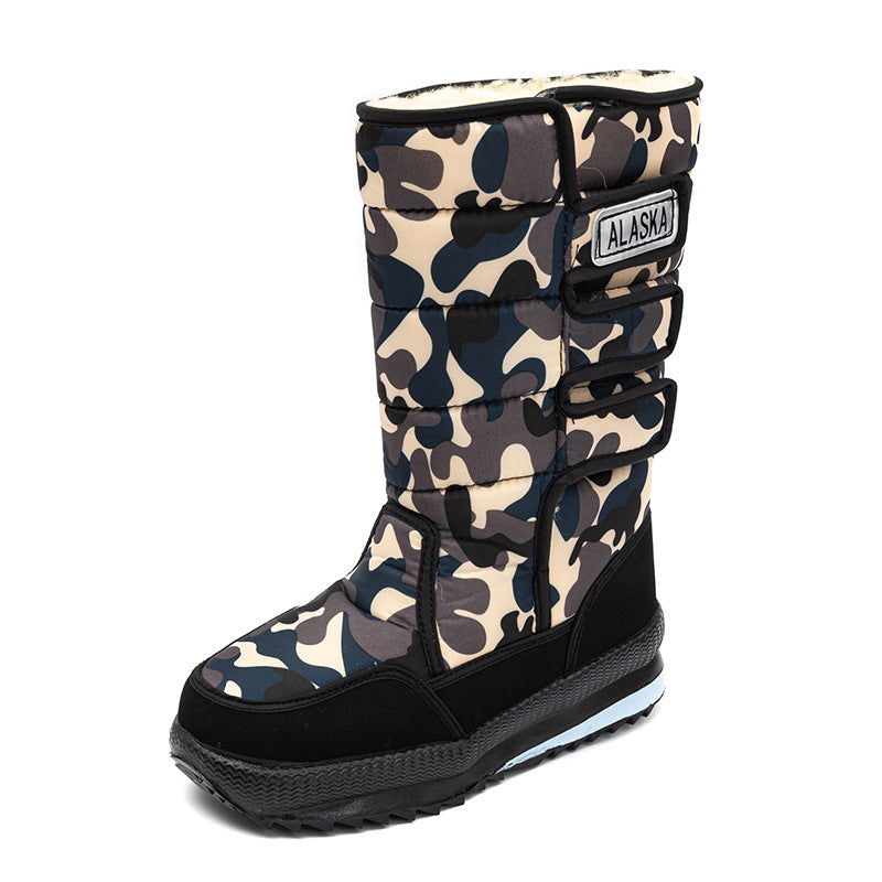 Promoción termina pronto ⏳⏳ — 【Tallas 36-47】Botas de invierno, adecuadas para clima cálido y frío, forro de algodón, botas altas de invierno unisex, adecuadas para actividades al aire libre, calzado de invierno