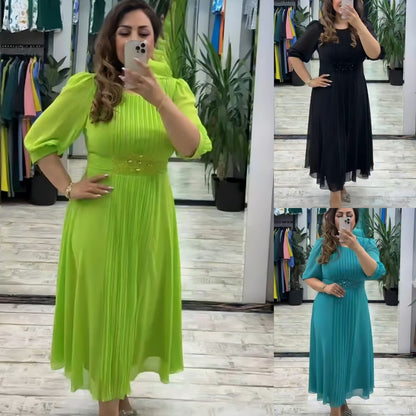 💥👗【S-5XL】Nové módní šaty, klasický střih, elegantní a jednoduché
