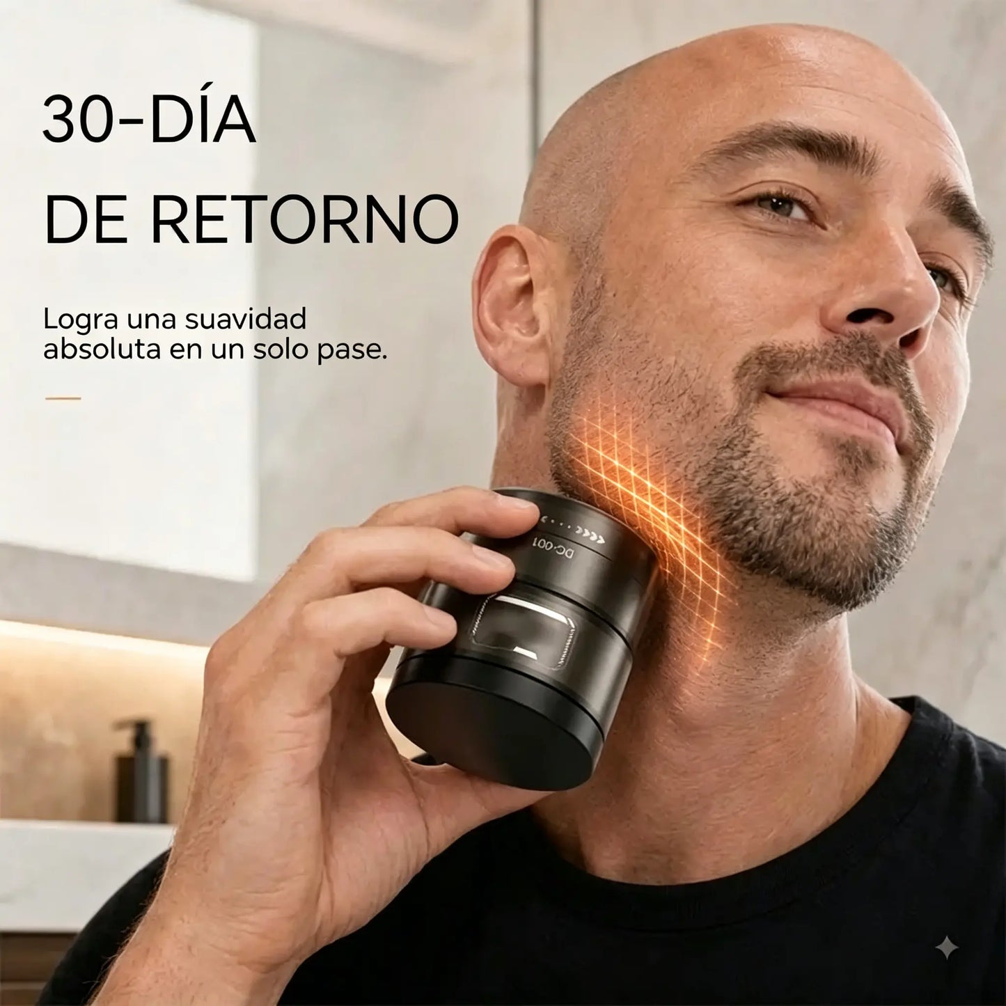 📢📢 ¡50% DE DESCUENTO! ⏰ Afeitadora eléctrica inteligente 2 en 1 para cabezas calvas y recortadora de barba con pantalla digital