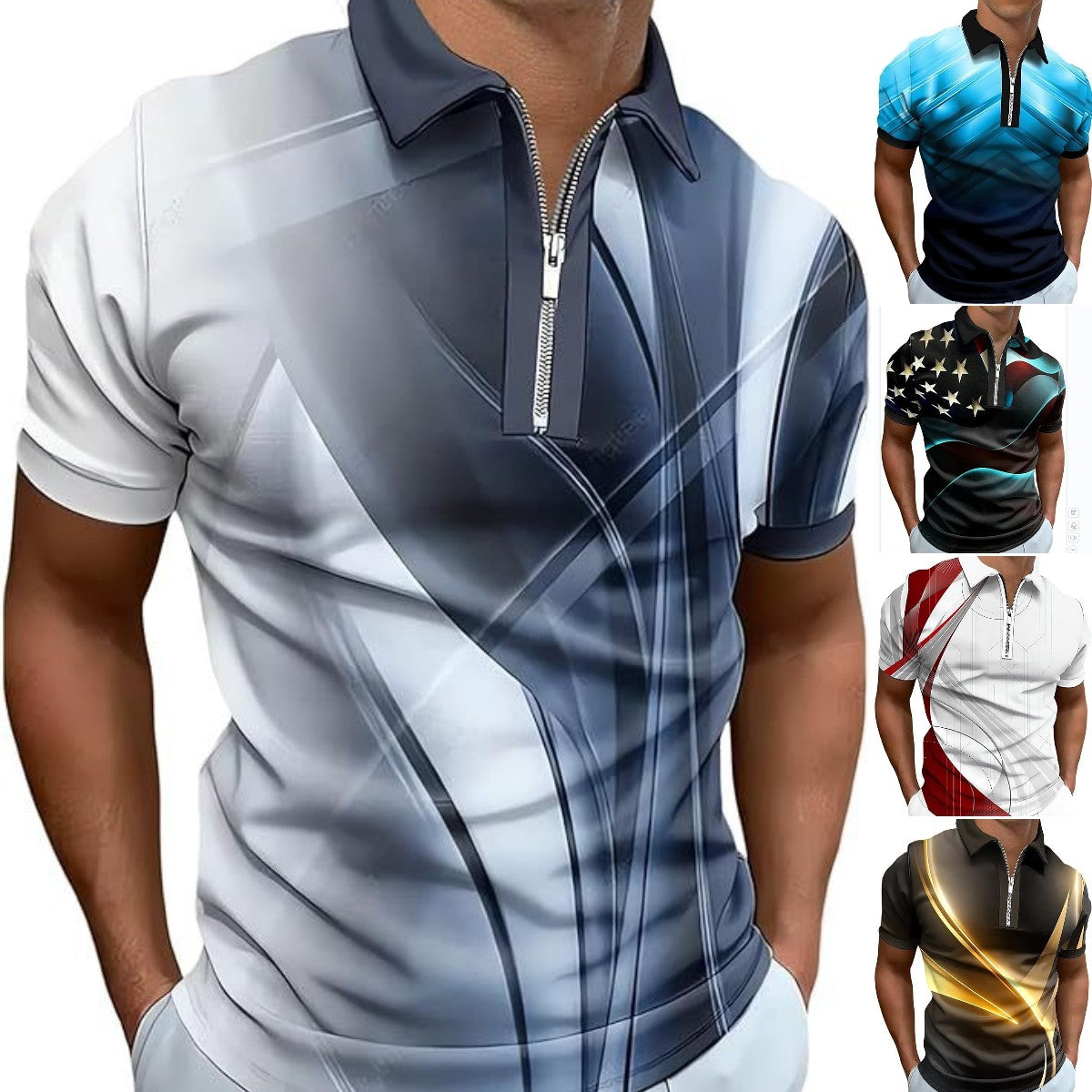 【Kupte 1 kus, získejte 1 kus zdarma】【S-6XL】😎2025 Nové pánské polokošile s krátkým rukávem