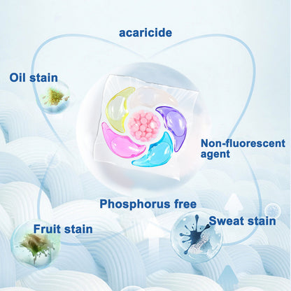 ✨👚【30 kusů】✨Extra velký kbelík 6v1 vonné perličky na prádlo odstraňují skvrny a zanechávají vůni, hladce likvidují roztoče a bakterie-4113250