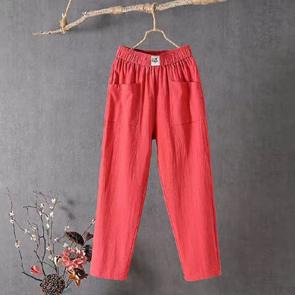 🔥TOP VENTAS 🔥 Pantalones Casuales de Algodón para Mujer | Estilo Wide Leg 2026 🕊️🌿