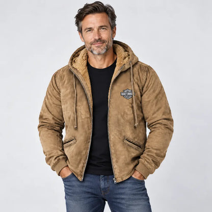 🔥💥【M-5XL】Chaqueta con capucha para hombre nueva 2026: gruesa y afelpada, resistente al frío y cálida