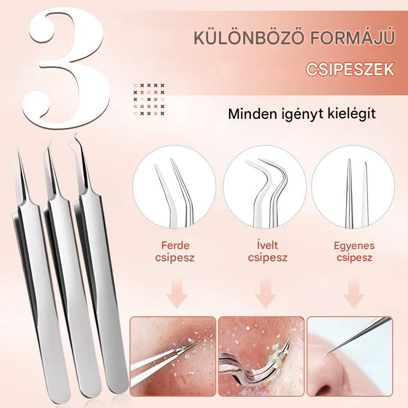 💓Legkelendőbb💥Orvosi minőségű mitesszereltávolító csipeszkészlet - 4203099