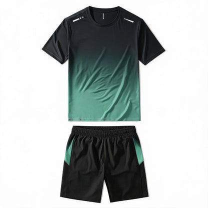 🔥✨【50% de descuento🔥】Chándal de verano de dos piezas para hombre: cómoda camiseta de manga corta y pantalones cortos.