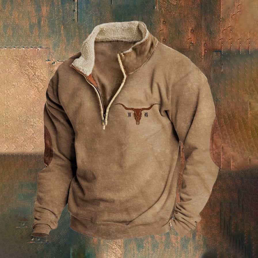 👕🔥【S-5XL】Męski sweter z długim rękawem, jesień i zima, ciepły, z nadrukiem 3D