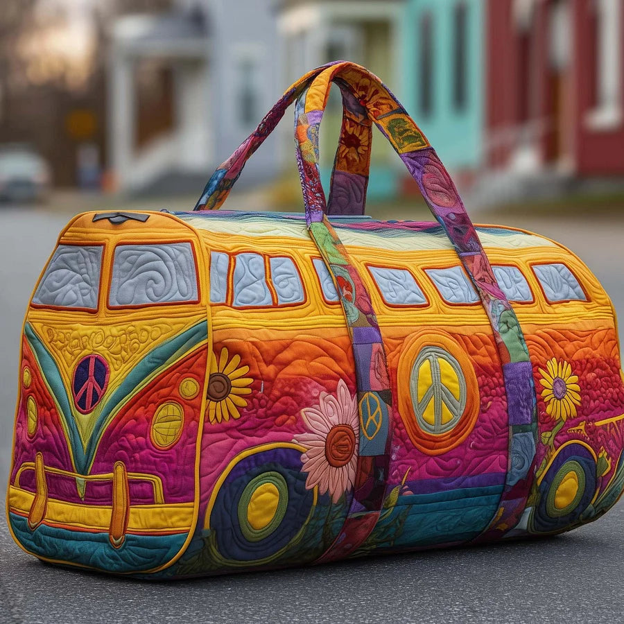 🌷👜Bolsa de viaje acolchada Hippie Van