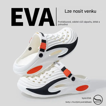 👟 Sleva 55 % 🌬️ Univerzální pánské sandály s tlustou podrážkou z materiálu EVA: protiskluzové, superlehké a prodyšné, ideální na pláž, ke sportu i na každodenní nošení 🏃‍♂️