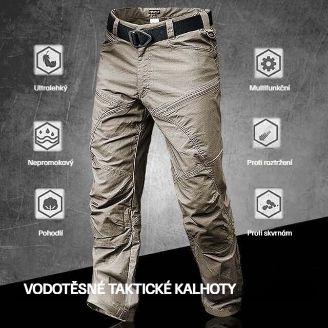 ✨ Modernizované nepromokavé taktické vojenské kalhoty-Odolná tkanina proti oděru, ideální pro outdoor a taktické použití