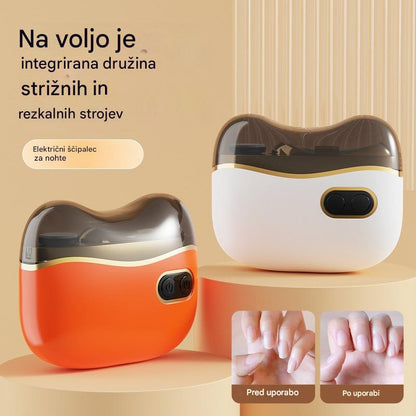 ✂️💅【Top prodaja】Večnamenski električni urejevalnik nohtov z varnim rezanjem · Primeren za dom in potovanja · -50 % + hitra dostava