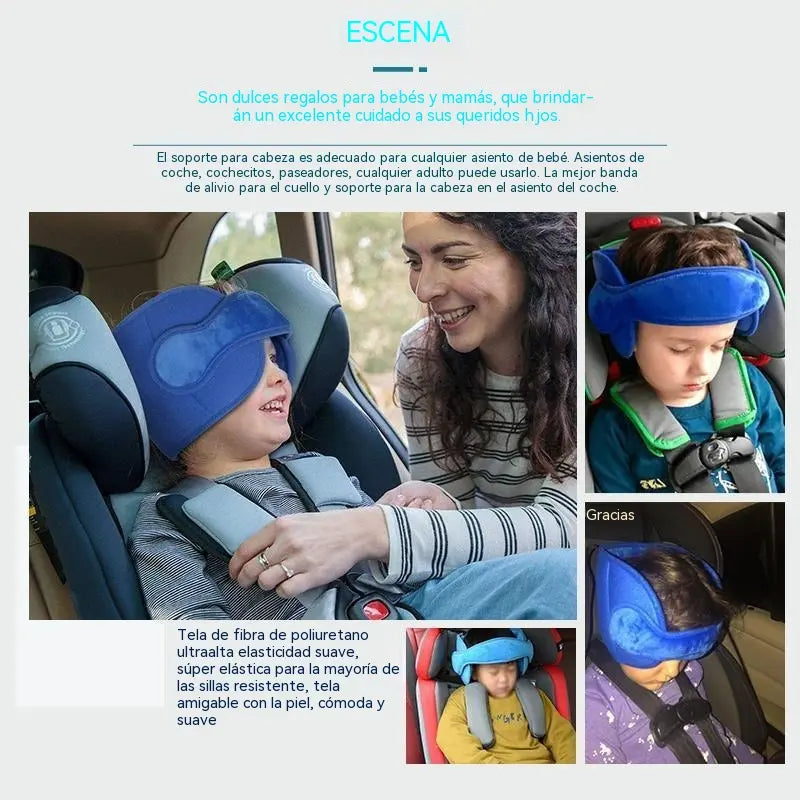 🚗 ¡Disfruta ahora de un 50% de descuento! 😴 Reposacabezas para dormir en el coche: ajustable, suave y con buen soporte, evita que la cabeza se hunda, permitiéndote echarte una siesta cómodamente durante el viaje. 🛌