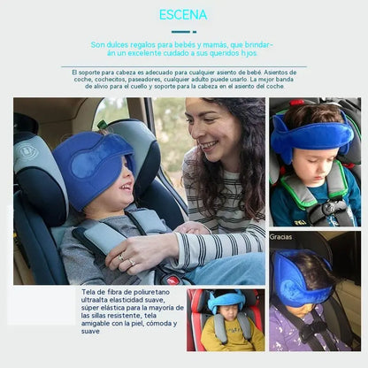 🚗 ¡Disfruta ahora de un 50% de descuento! 😴 Reposacabezas para dormir en el coche: ajustable, suave y con buen soporte, evita que la cabeza se hunda, permitiéndote echarte una siesta cómodamente durante el viaje. 🛌