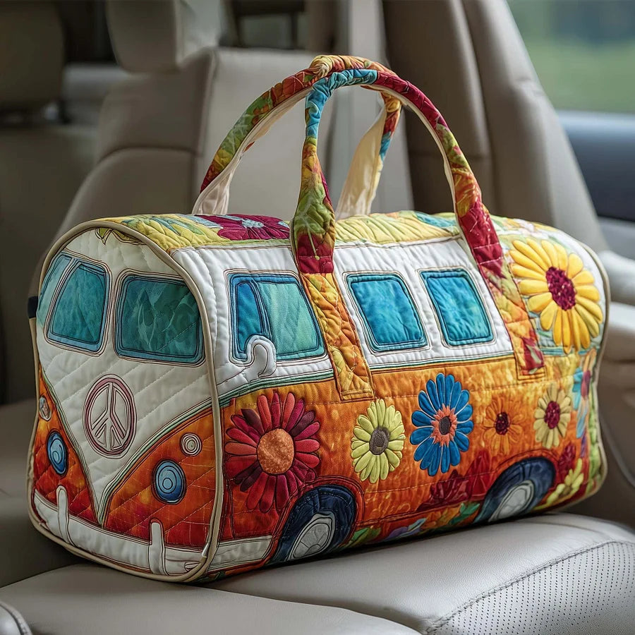 👜Bolsa de viaje acolchada Hippie Van
