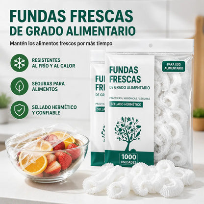 🔥【Oferta especial de último día: 50% de descuento】✨500 envoltorios de plástico reutilizables y flexibles aptos para alimentos