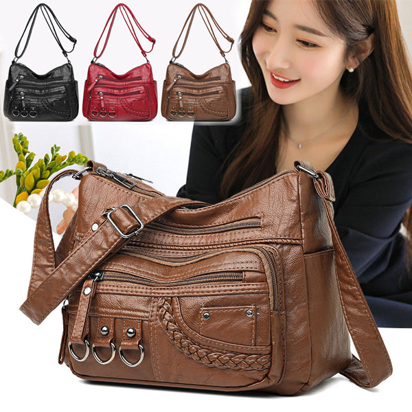 💥【50% zniżka na czas ograniczony】👜2026 nowa torba na ramię / crossbody z miękkiej skóry o dużej pojemności - 4200660