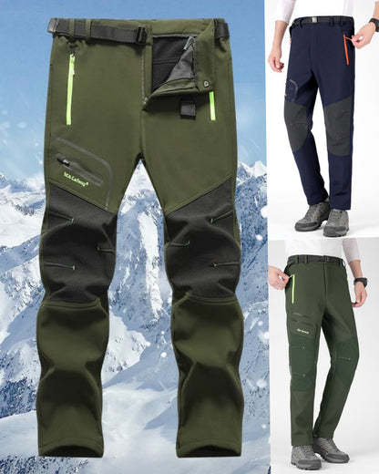 [S-5XL] nový podzimní a zimní pánský outdoorový nepromokavý a teplý sametový overal z roku 2025